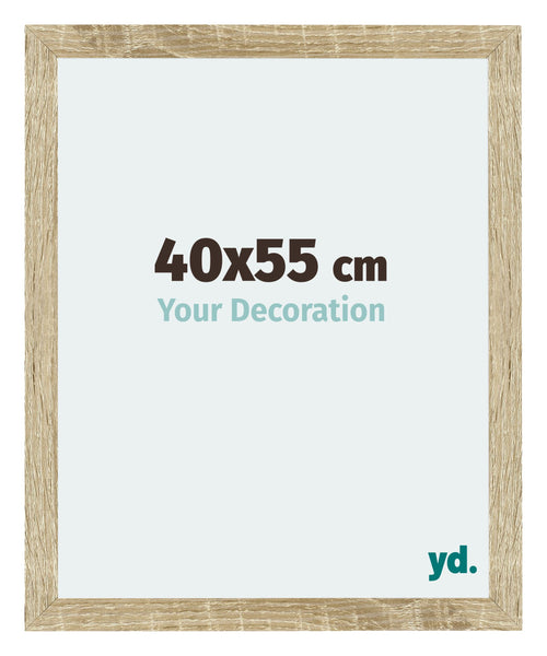 Mura MDF Cadre Photo 40x55cm Chêne Sonoma De Face Mesure | Yourdecoration.fr