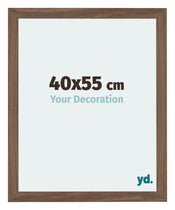 Mura MDF Cadre Photo 40x55cm Noyer Sombre De Face Mesure | Yourdecoration.fr