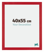 Mura MDF Cadre Photo 40x55cm Rouge De Face Mesure | Yourdecoration.fr