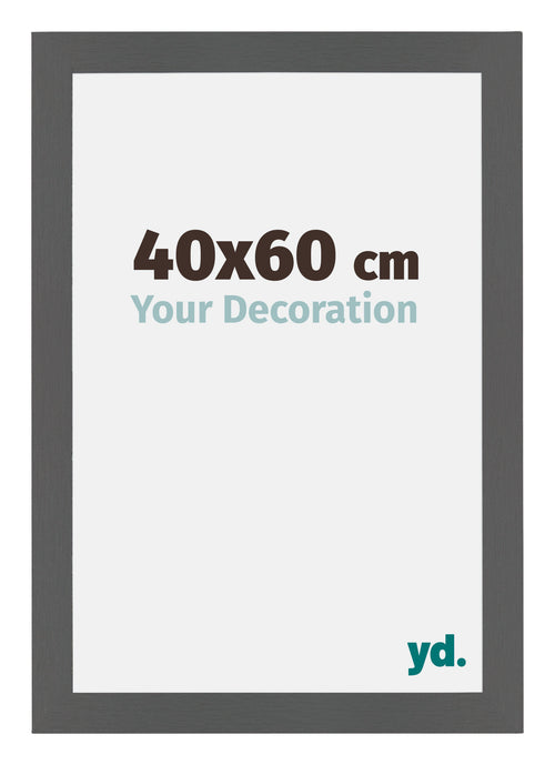 Mura MDF Cadre Photo 40x60cm Anthracite Mesure | Yourdecoration.fr