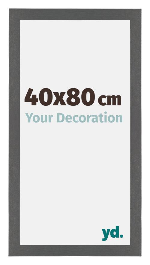 Mura MDF Cadre Photo 40x80cm Anthracite Mesure | Yourdecoration.fr