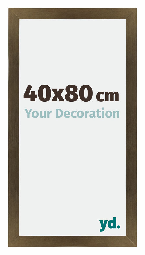 Mura MDF Cadre Photo 40x80cm Bronze Décor De Face Mesure | Yourdecoration.fr