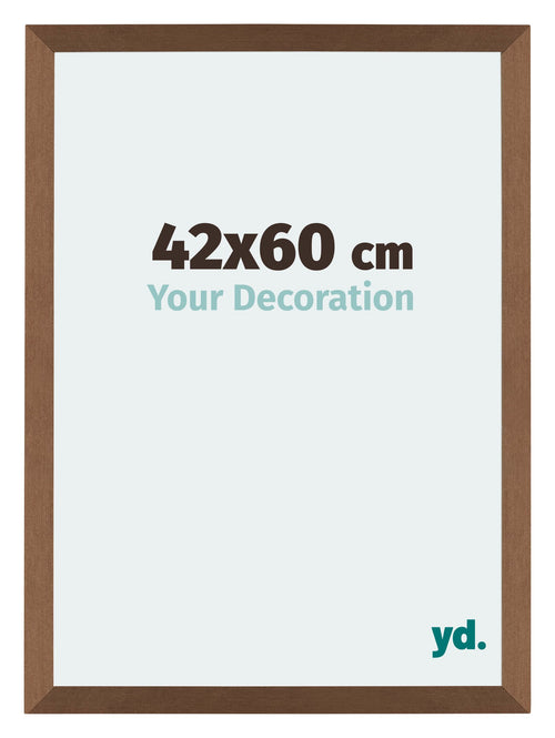 Mura MDF Cadre Photo 42x60cm Cuivre Decor De Face Mesure | Yourdecoration.fr