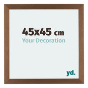 Mura MDF Cadre Photo 45x45cm Cuivre Decor De Face Mesure | Yourdecoration.fr