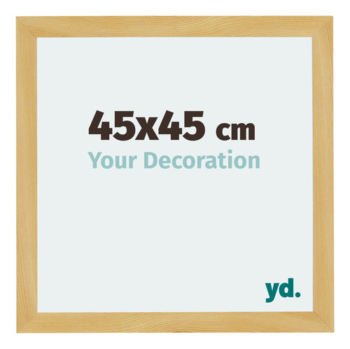 Mura MDF Cadre Photo 45x45cm Pin Décor De Face Mesure | Yourdecoration.fr