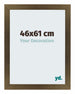 Mura MDF Cadre Photo 46x61cm Bronze Décor De Face Mesure | Yourdecoration.fr