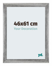 Mura MDF Cadre Photo 46x61cm Gris Patiné De Face Mesure | Yourdecoration.fr