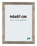 Mura MDF Cadre Photo 46x61cm Métal Vintage De Face Mesure | Yourdecoration.fr