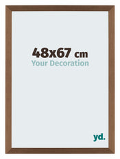 Mura MDF Cadre Photo 48x67cm Acajou De Face Mesure | Yourdecoration.fr