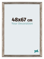 Mura MDF Cadre Photo 48x67cm Noyer De Face Mesure | Yourdecoration.fr