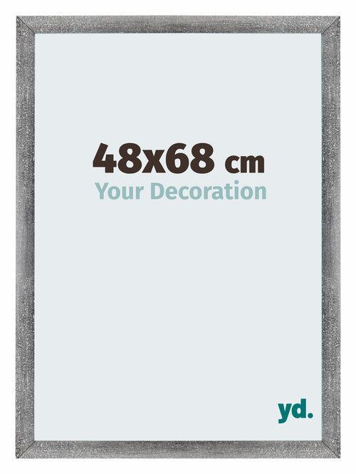 Mura MDF Cadre Photo 48x68cm Gris Balaye De Face Mesure | Yourdecoration.fr