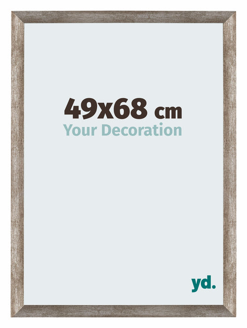 Mura MDF Cadre Photo 49x68cm Noyer De Face Mesure | Yourdecoration.fr