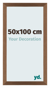 Mura MDF Cadre Photo 50x100cm Cuivre Decor De Face Mesure | Yourdecoration.fr