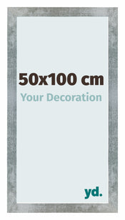 Mura MDF Cadre Photo 50x100cm Fer Patine De Face Mesure | Yourdecoration.fr