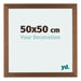 Mura MDF Cadre Photo 50x50cm Cuivre Decor De Face Mesure | Yourdecoration.fr