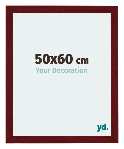 Mura MDF Cadre Photo 50x60cm Bordeaux Balayé De Face Mesure | Yourdecoration.fr