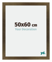 Mura MDF Cadre Photo 50x60cm Bronze Décor De Face Mesure | Yourdecoration.fr