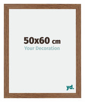 Mura MDF Cadre Photo 50x60cm Chêne Rustique De Face Mesure | Yourdecoration.fr