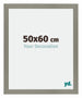 Mura MDF Cadre Photo 50x60cm Gris De Face Mesure | Yourdecoration.fr