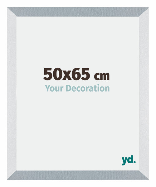 Mura MDF Cadre Photo 50x65cm Aluminium Brossé De Face Mesure | Yourdecoration.fr