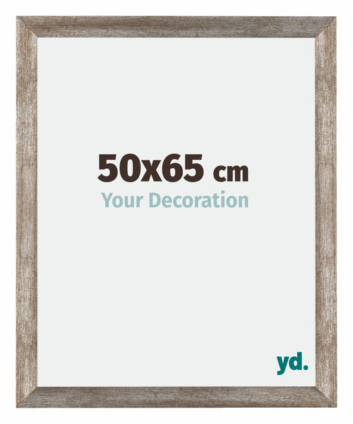 Mura MDF Cadre Photo 50x65cm Métal Vintage De Face Mesure | Yourdecoration.fr