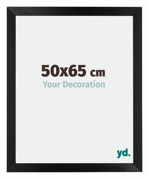 Mura MDF Cadre Photo 50x65cm Noir Mat De Face Mesure | Yourdecoration.fr