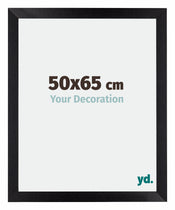 Mura MDF Cadre Photo 50x65cm Noir Mat De Face Mesure | Yourdecoration.fr