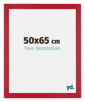 Mura MDF Cadre Photo 50x65cm Rouge De Face Mesure | Yourdecoration.fr