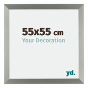 Mura MDF Cadre Photo 55x55cm Champagne De Face Mesure | Yourdecoration.fr