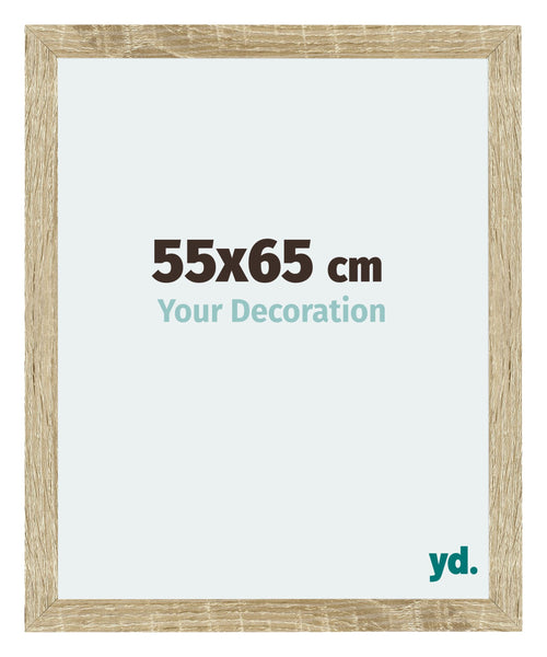 Mura MDF Cadre Photo 55x65cm Chêne Sonoma De Face Mesure | Yourdecoration.fr