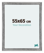 Mura MDF Cadre Photo 55x65cm Gris Balayé De Face Mesure | Yourdecoration.fr