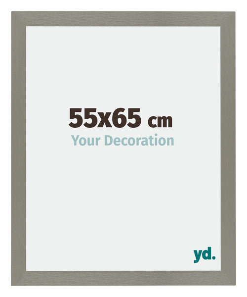 Mura MDF Cadre Photo 55x65cm Gris De Face Mesure | Yourdecoration.fr