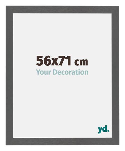 Mura MDF Cadre Photo 56x71cm Anthracite Mesure | Yourdecoration.fr