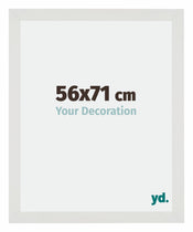 Mura MDF Cadre Photo 56x71cm Blanc Mat De Face Mesure | Yourdecoration.fr