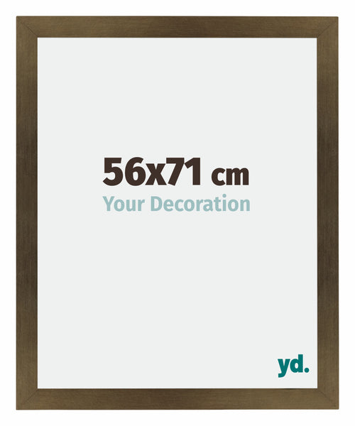 Mura MDF Cadre Photo 56x71cm Bronze Décor De Face Mesure | Yourdecoration.fr