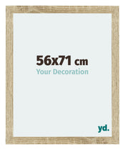 Mura MDF Cadre Photo 56x71cm Chêne Sonoma De Face Mesure | Yourdecoration.fr