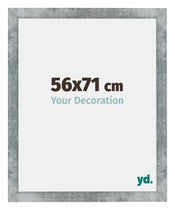 Mura MDF Cadre Photo 56x71cm Fer Patine De Face Mesure | Yourdecoration.fr