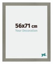 Mura MDF Cadre Photo 56x71cm Gris De Face Mesure | Yourdecoration.fr