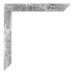 Mura MDF Cadre Photo 59 4x84cm A1 Argent Brillant Vintage Detail Coin | Yourdecoration.fr