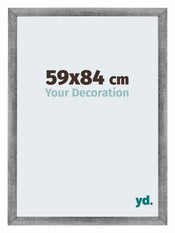 Mura MDF Cadre Photo 59x84cm Bleu Brillant De Face Mesure | Yourdecoration.fr