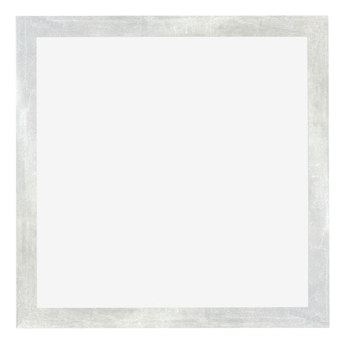 Mura MDF Cadre Photo 60x60cm Argent Brillant Vintage De Face | Yourdecoration.fr