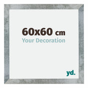 Mura MDF Cadre Photo 60x60cm Fer Patine De Face Mesure | Yourdecoration.fr