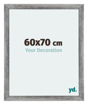 Mura MDF Cadre Photo 60x70cm Gris Balayé De Face Mesure | Yourdecoration.fr