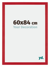 Mura MDF Cadre Photo 60x84cm Rouge De Face Mesure | Yourdecoration.fr