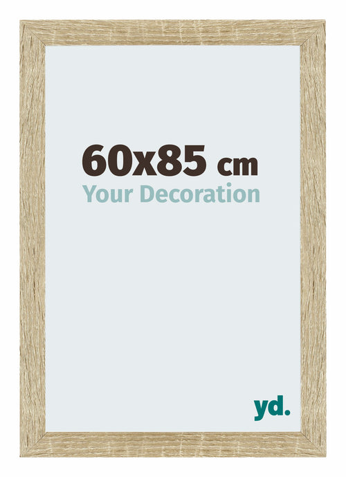 Mura MDF Cadre Photo 60x85cm Ch��ne Sonoma De Face Mesure | Yourdecoration.fr