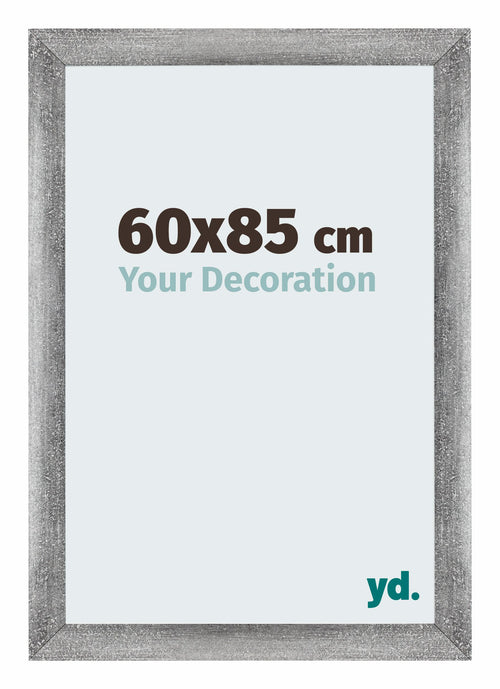 Mura MDF Cadre Photo 60x85cm Gris Balay�� De Face Mesure | Yourdecoration.fr