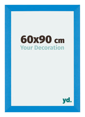 Mura MDF Cadre Photo 60x90cm Bleu Brillant De Face Mesure | Yourdecoration.fr