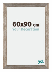 Mura MDF Cadre Photo 60x90cm Métal Vintage De Face Mesure | Yourdecoration.fr