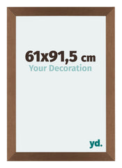 Mura MDF Cadre Photo 61x91 5cm Cuivre Decor De Face Mesure | Yourdecoration.fr