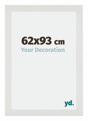 Mura MDF Cadre Photo 62x93cm Blanc Mat De Face Mesure | Yourdecoration.fr